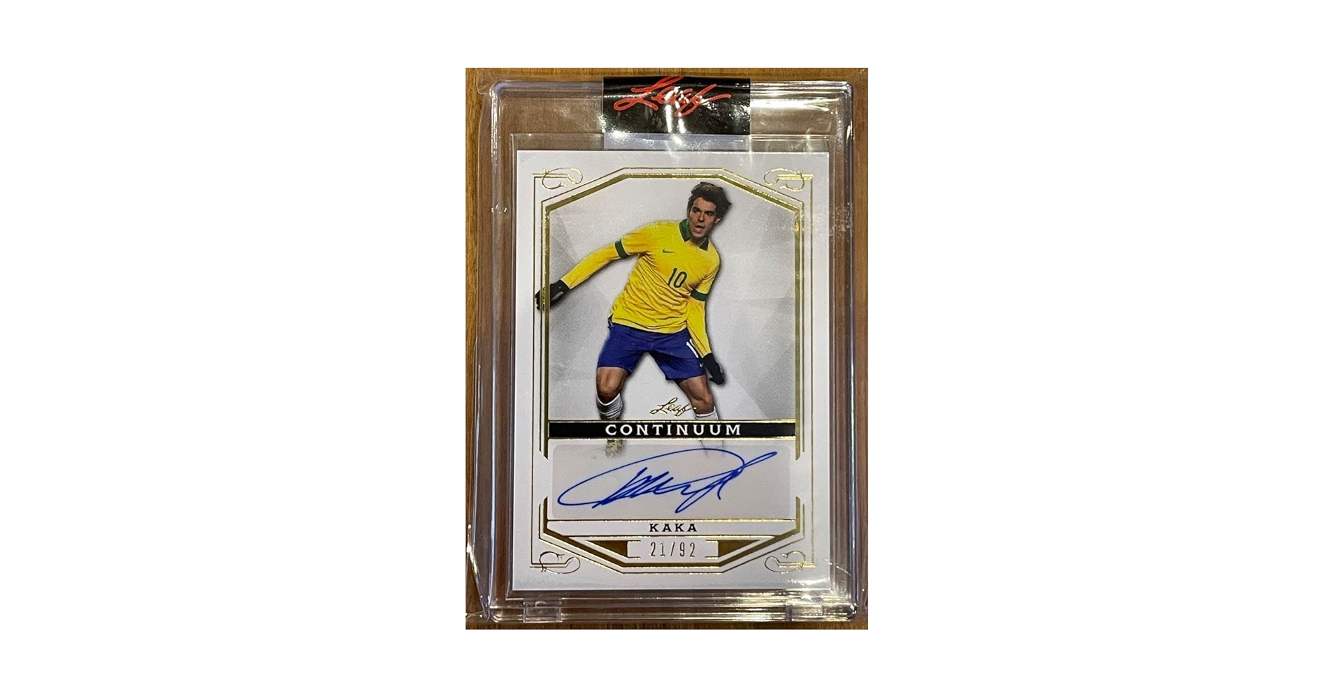 Amazon.co.jp: カカ サインカード 2022 Leaf Continuum KAKA