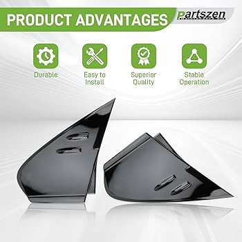 Amazon.com: partszen ‎60117-47030 60118-47030 Mirror Corner
