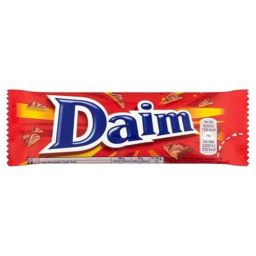 Daim Barra de caramelo crujiente - 0.99 oz - Paquete de 10 (0.99 oz x 10 barras)