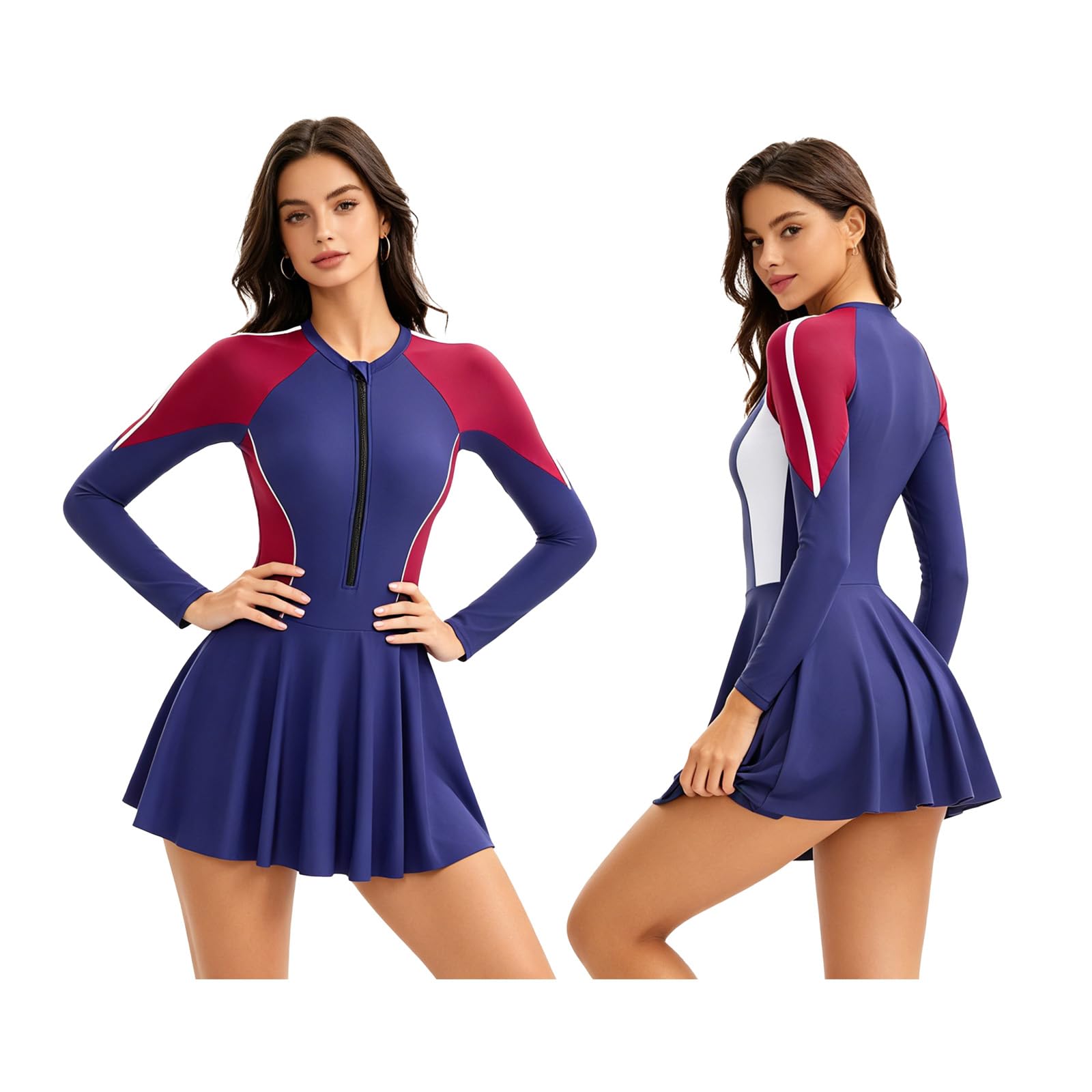 Jupe natation avec culottes intégrées pour nager sans complexe - 8