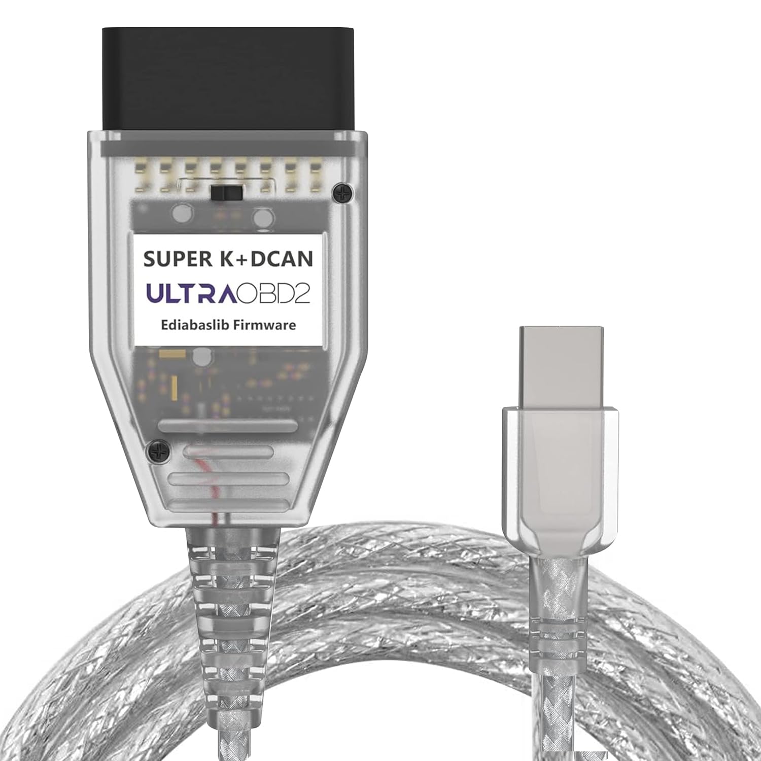 DCAN with SWITCH compatible with E90 E60 E46 E36 series cars compatible with EDIABAS (NO SOFTWARE OR LINK INCLUDED WITH THE CABLE)