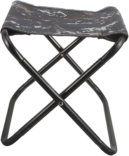 Taburete plegable retráctil portátil de gran capacidad para acampar, pesca, senderismo, jardín, actividades al aire libre, asientos ligeros