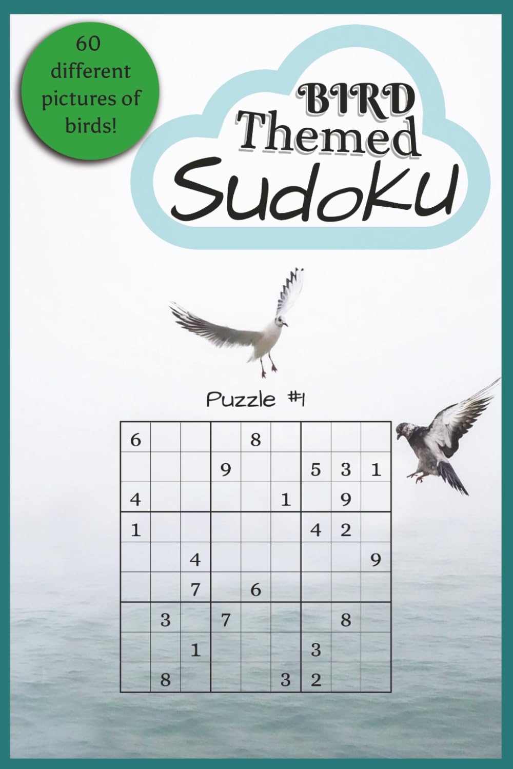 Bird Themed Sudoku: Themed Puzzle Book with 60 puzzles | Colored | 6x9in pages| bird sudoku books for adults | Perfect for bird lovers
