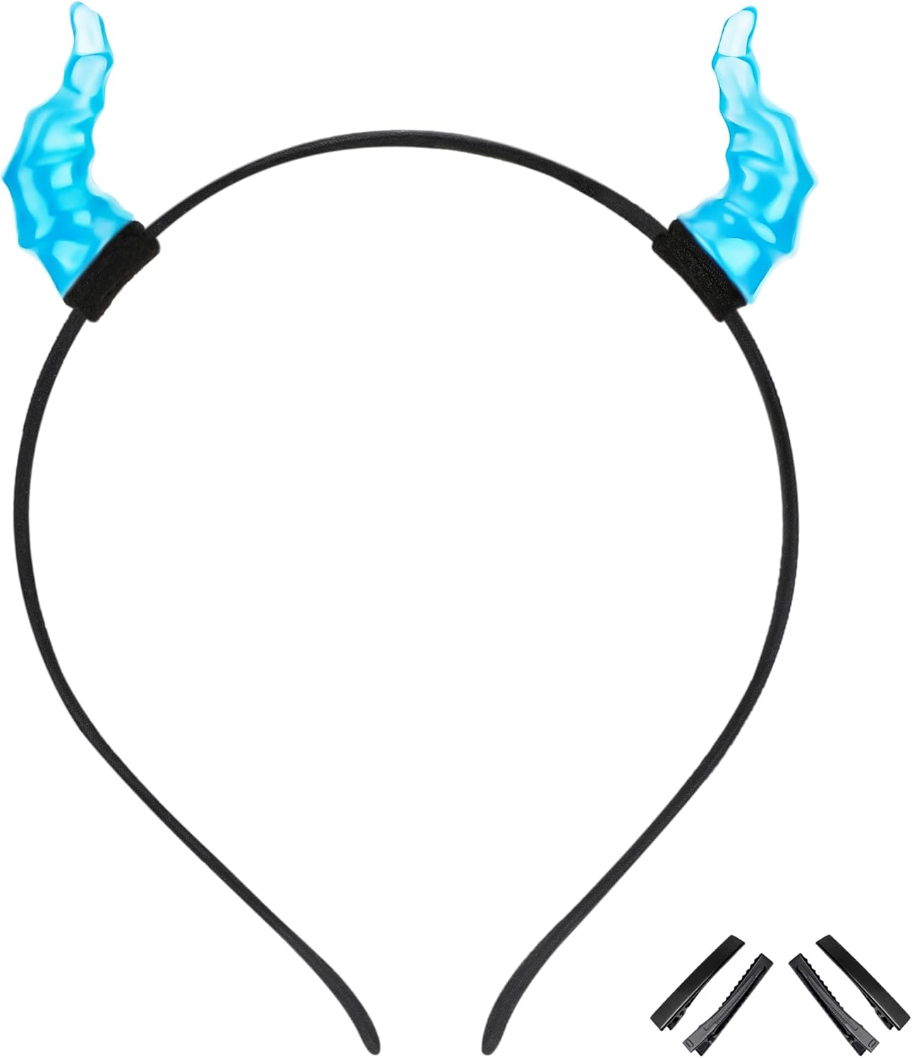 MOSTORY Mini Devil Horns Headband - Horn Hairband for Adult Halloween Cosplay Photo Shoot