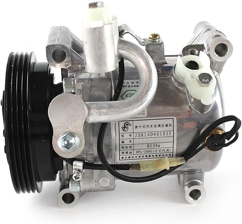 Compresor 95200-63JA0 95200-63JA0 95200-63JA1 95201-63JA0 95201-63JA1 de 4PK SV08A para Suzuki Swift III SX4 Coche A/C Compresor Piezas de Repuesto