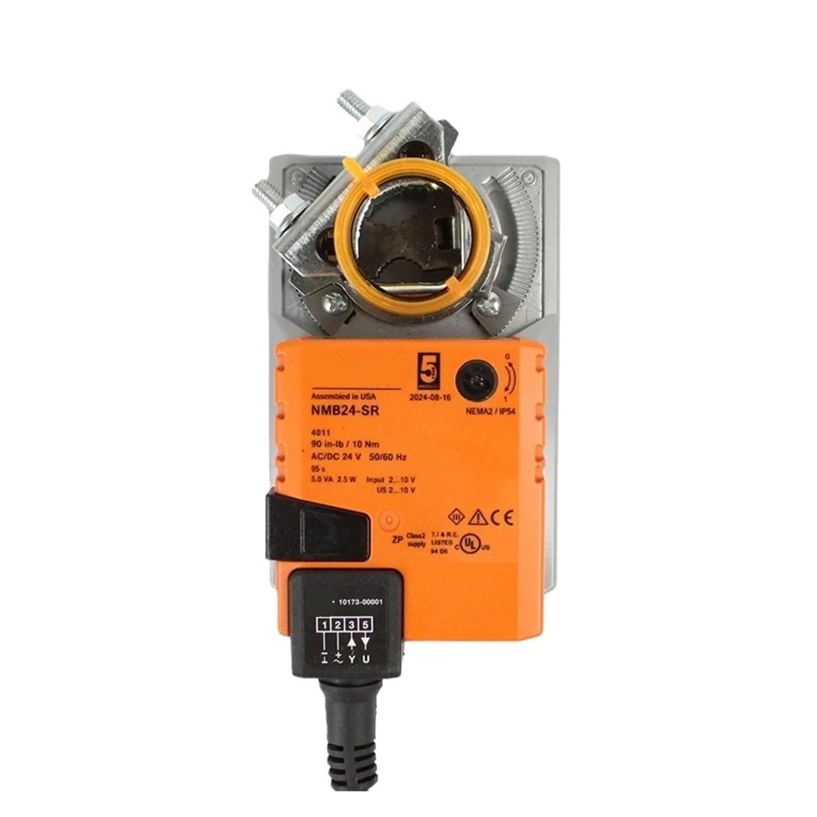 LEOTNNDQ NMB24-3 NMB24-SR NMB24-SR-T 90in-lb Damper Actuator 10NM AC24V DC24V WTW 0-10V(NMB24-SR-T)