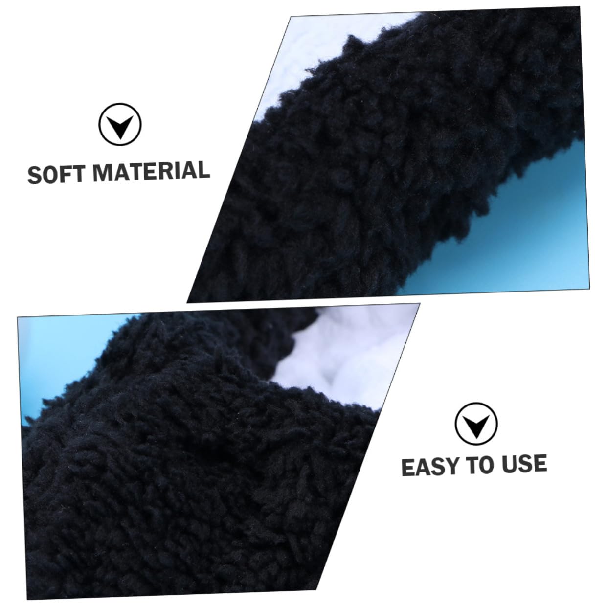 PRETYZOOM 2 Paia Coprilame per Ghiaccio in Peluche Elasticizzato Protezione Antiruggine e Assorbente per Lame Hockey Copertura Pratica e Leggera per Pattinaggio