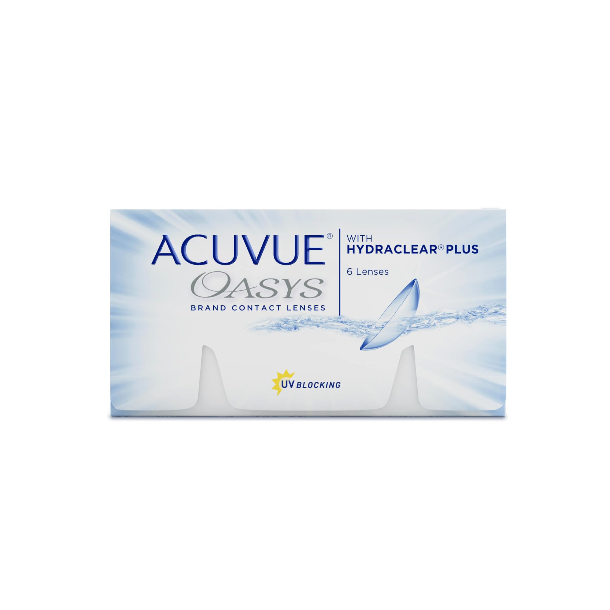 ACUVUE OASYS 2-Wochen-Kontaktlinsen für Tag und Nacht mit -10.50 dpt und BC 8.8 – UV Schutz, Austrocknungsschutz und extrem Komfortables Tragegefühl – 6 Linsen