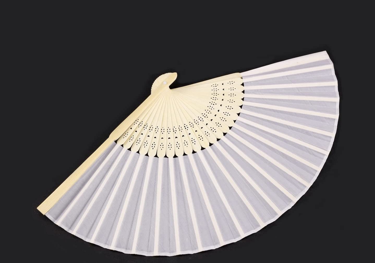 60 Pezzi Ventaglio Elegante Ventagli Eleganti Per Matrimonio - Set Di 60 Pezzi Bianchi Per Sposa, Chiesa E Cerimonia Ventagli Bianchi Per Matrimonio Sposa Chiesa 60 Pezzi