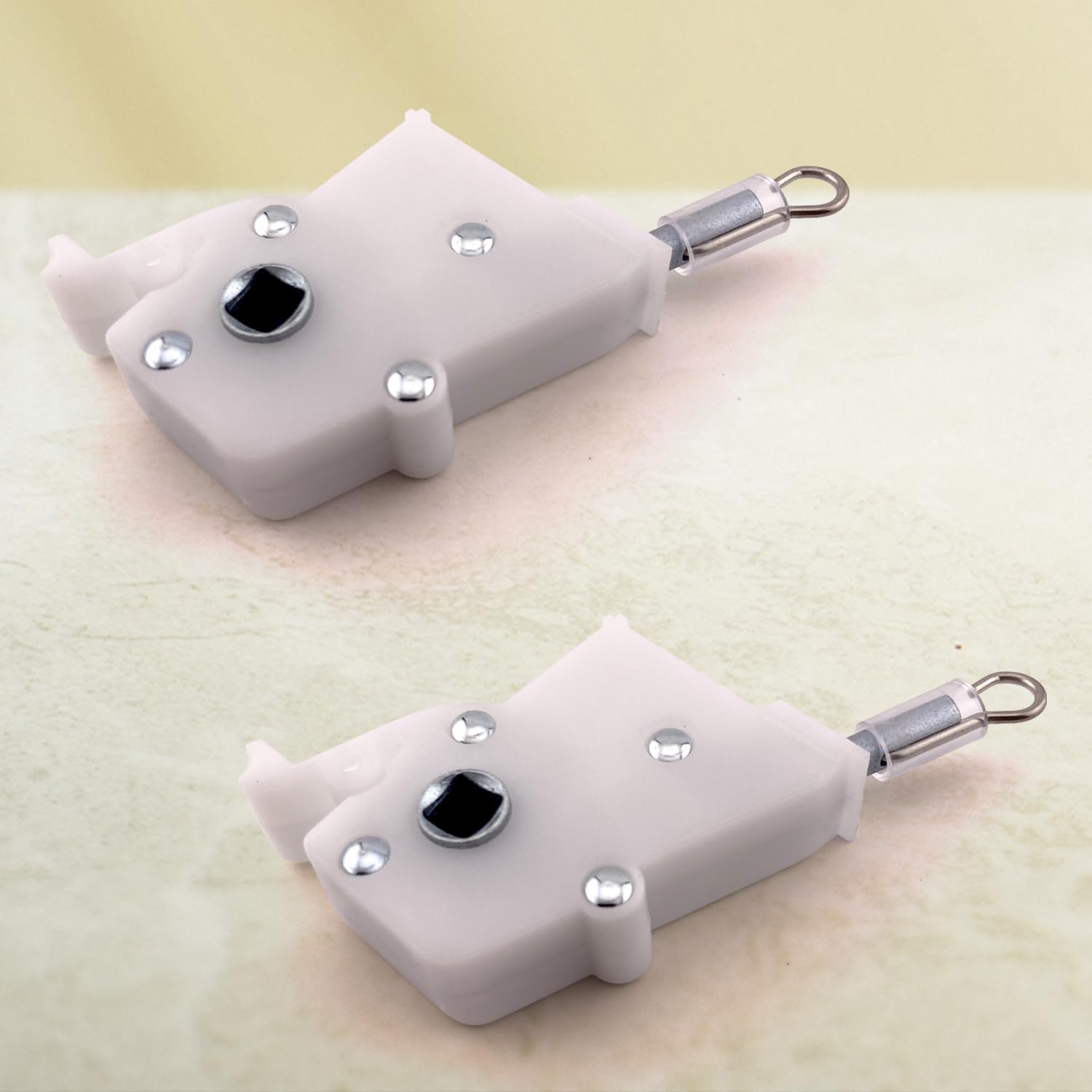 Amazing Drapery Hardware High Profile Wand Tilt Control 2ct - 1/4” Square Hole Heavy Duty Metal Mechanism for 2" Horizontal Blinds