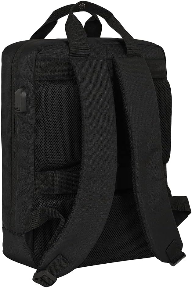 SAFTA Unisex Kid's Article Laptop Backpack 13.3''+USB Mickey Mouse Premium, Multicoloured, M