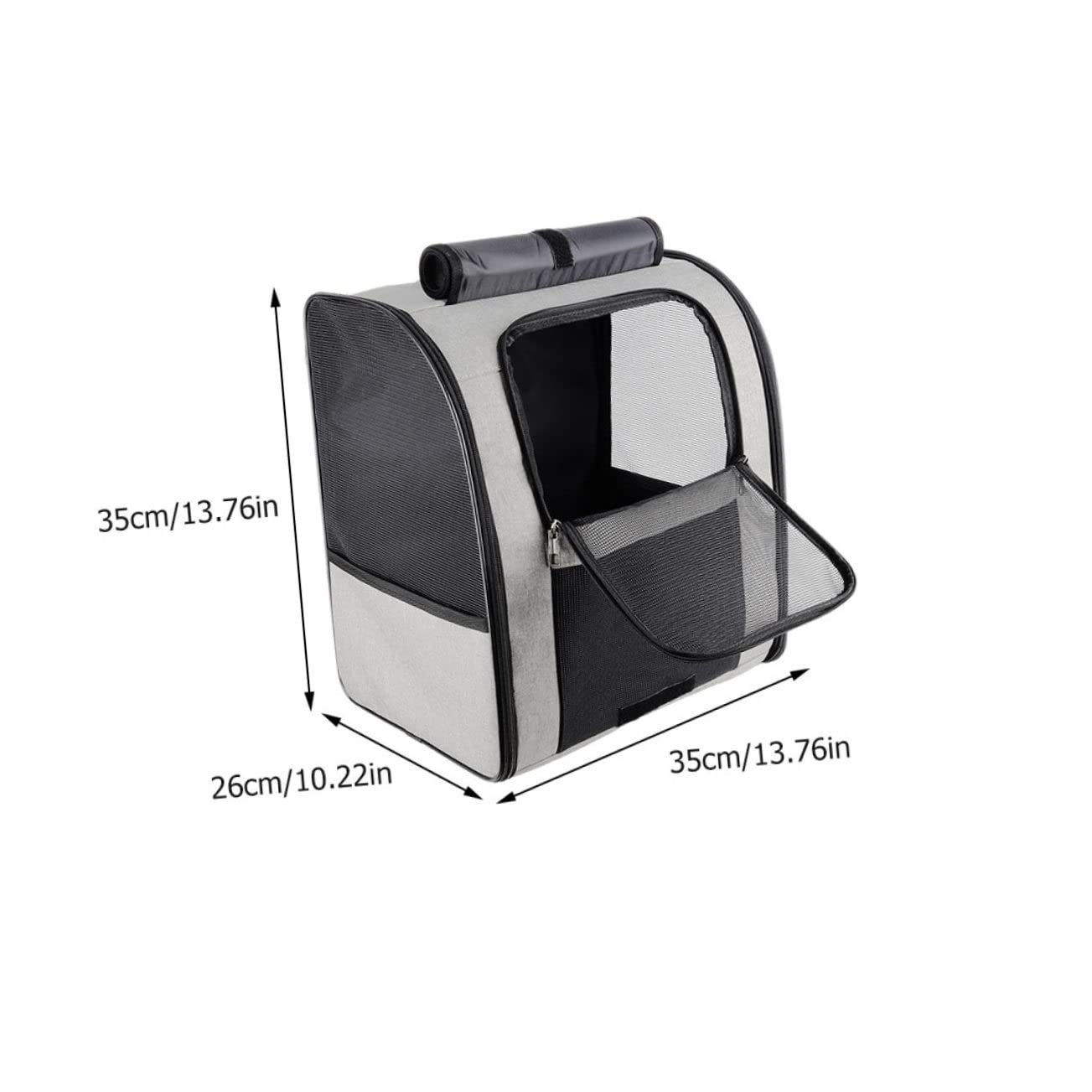 DECHOUS Katzentragetasche Für Haustiere Haustierrucksack Mit Atmungsaktivem Design Tragbare Haustier-reisegepäck Verstellbare Schultergurte Für Stabilität Langlebiges Material Für Sicheres