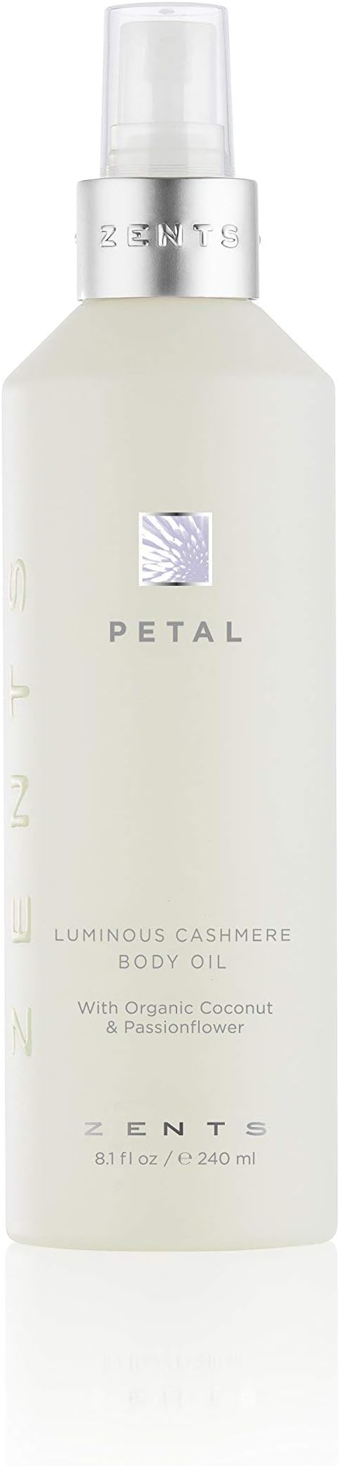Luminous Cashmere Body Oil, Soften and Moisturize Skin with Vitamin E and Organic Coconut Oil, 8 fl oz / 240 ml (Petal)