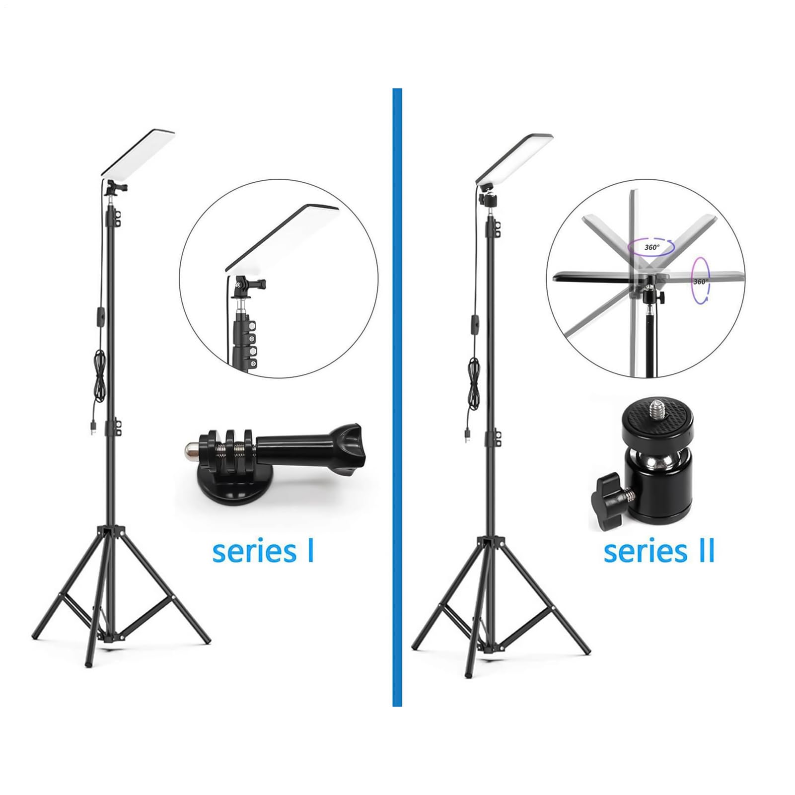 Teleskopische Camping-Laterne Stativ, Hohe Helligkeit, Arbeitsleuchte | Teleskopische Camping-Leuchte mit Stativ Für Nachtangeln, Arbeit, Jagd, Outdoor, Indoor, , Terrasse, , Überdachung, Werkstat