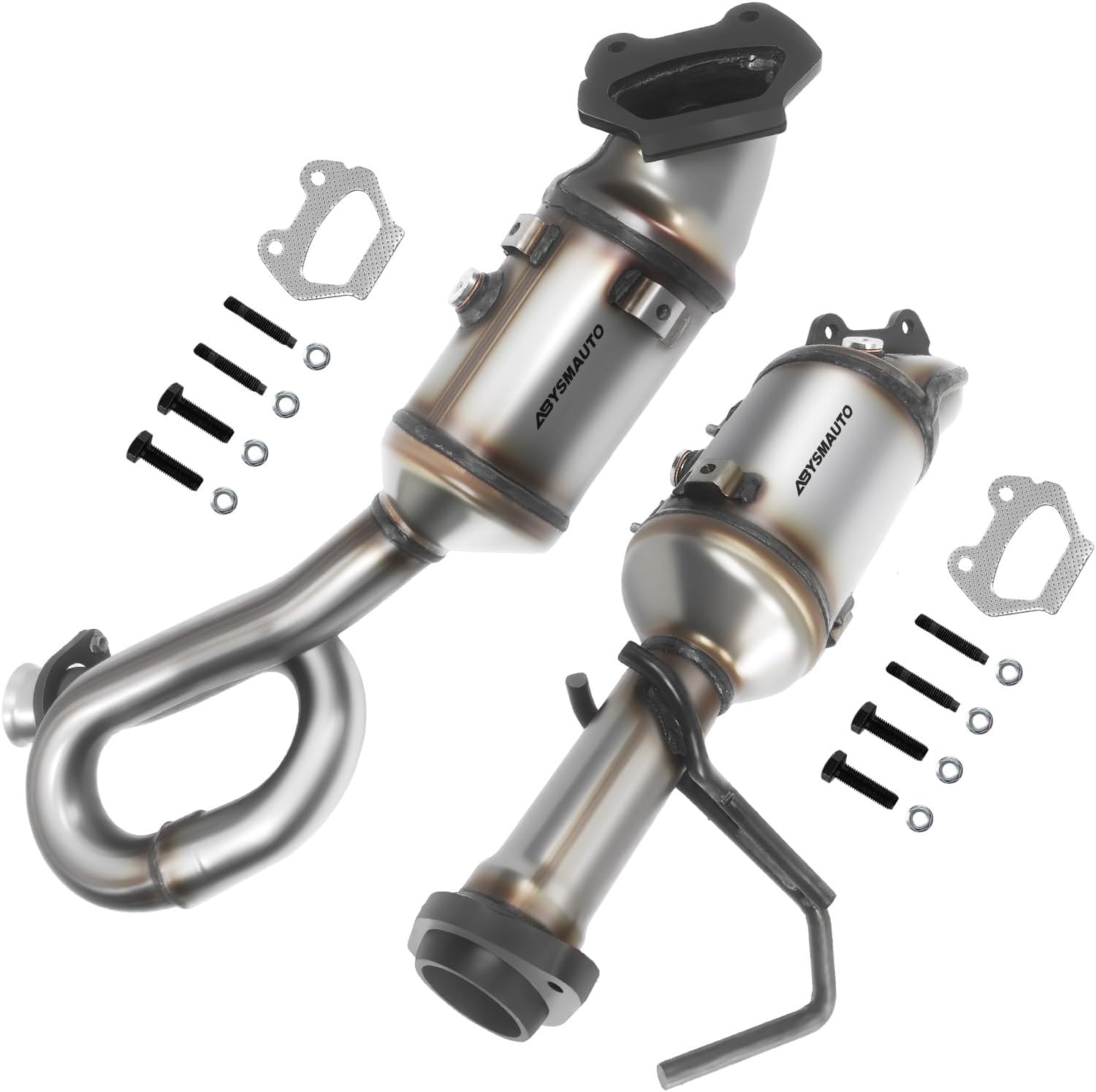 Left Right Catalytic Converter Compatible with Jeep Wrangler 2012 2013 2014 2015 2016 2017 2018, Jeep Wrangler JK 2018 3.6L V6 Catalytic Convertor Direct-fit 641511 641512 (EPA Compliant)