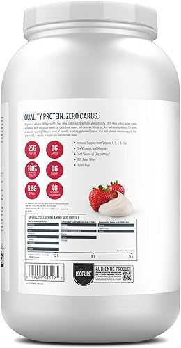 Miniatura 2 de Isopure Proteína en polvo con cero carbohidratos 100 aislado de proteína de suero Keto Friendly saborizado Embalaje puede variar 2119 1