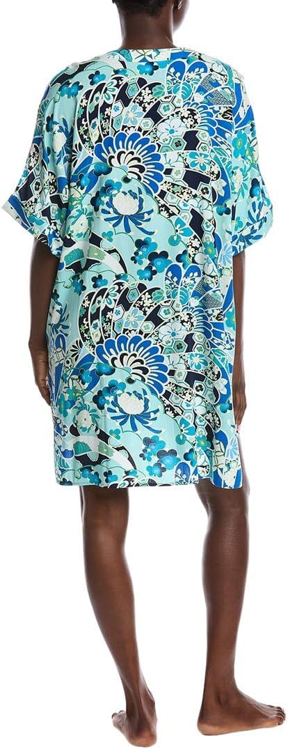 N Natori Women's Fusion Fans - Challis Sleepshirt Length 36"