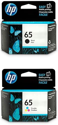 HP 65 | Paquete de cartuchos de tinta | Negro, tricolor | N9K02AN, N9K01AN