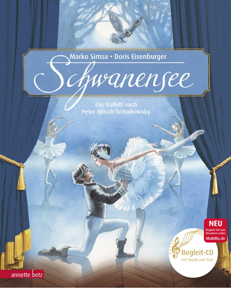 Livre musical Le Lac des cygnes avec CD, le cadeau idéal d'éveil culturel
