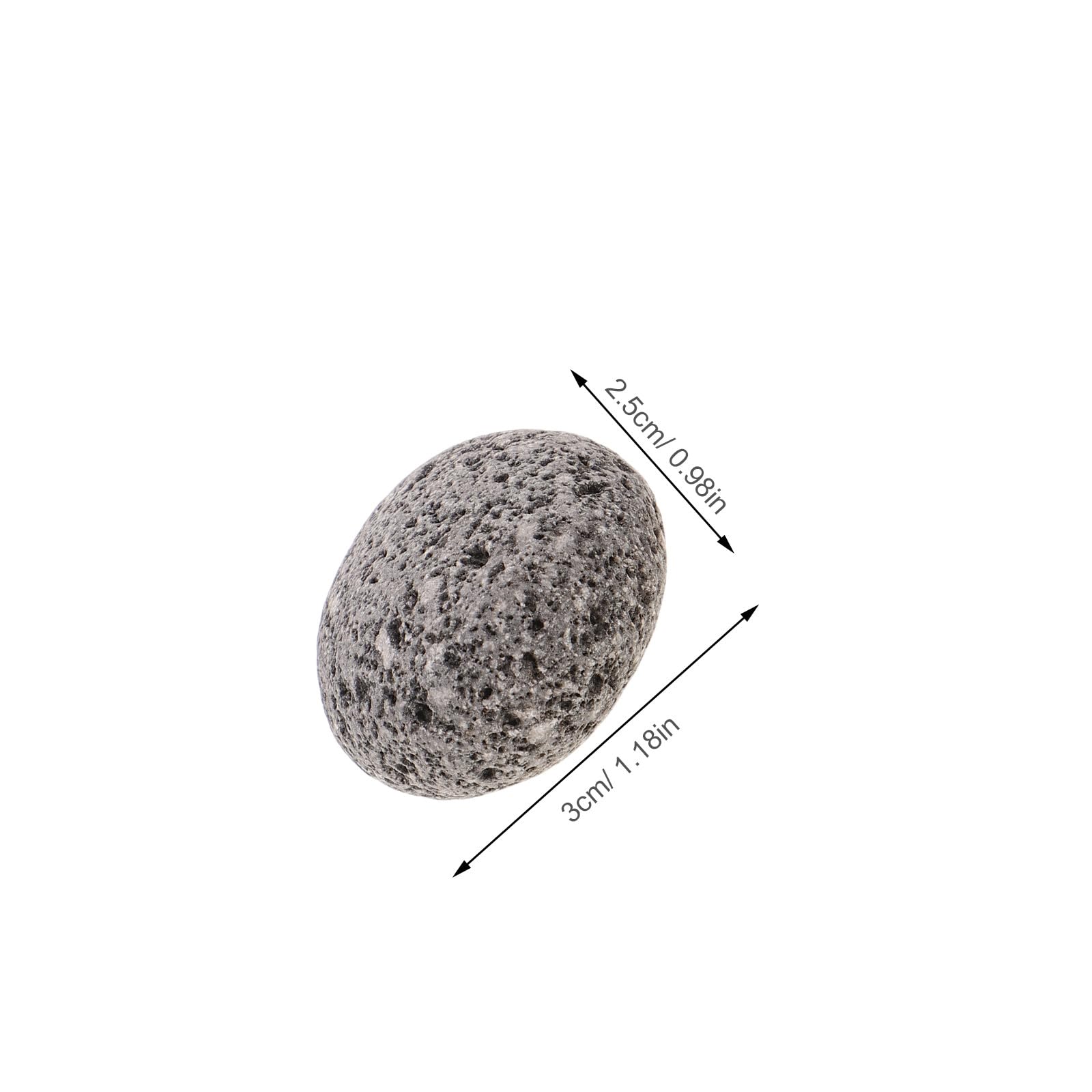 DECHOUS Saunaofensteine 1kg Naturstein Schwarz für Heizgeräte