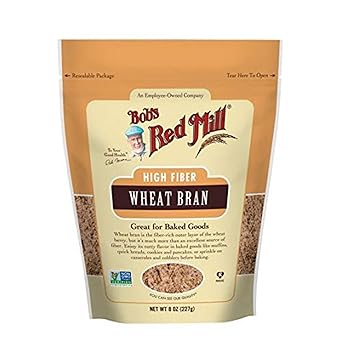 Bobs Red Mill Unprocessed Millers Wheat Bran, 8 Ounce