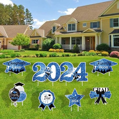 Graduation Decorations Class Of 2024 Graduation Yard Sign