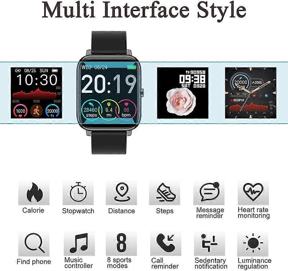 Smart Watch, Fitness Tracker da donna, 1,4 pollici TFT LCD Screen Smartwatch con cardiofrequenzimetro e monitoraggio del sonno, IP67 impermeabile Activity Tracker con pedome