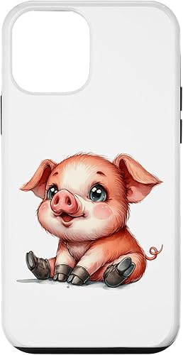 iPhone 12 mini funny farm pig animals kids family Case