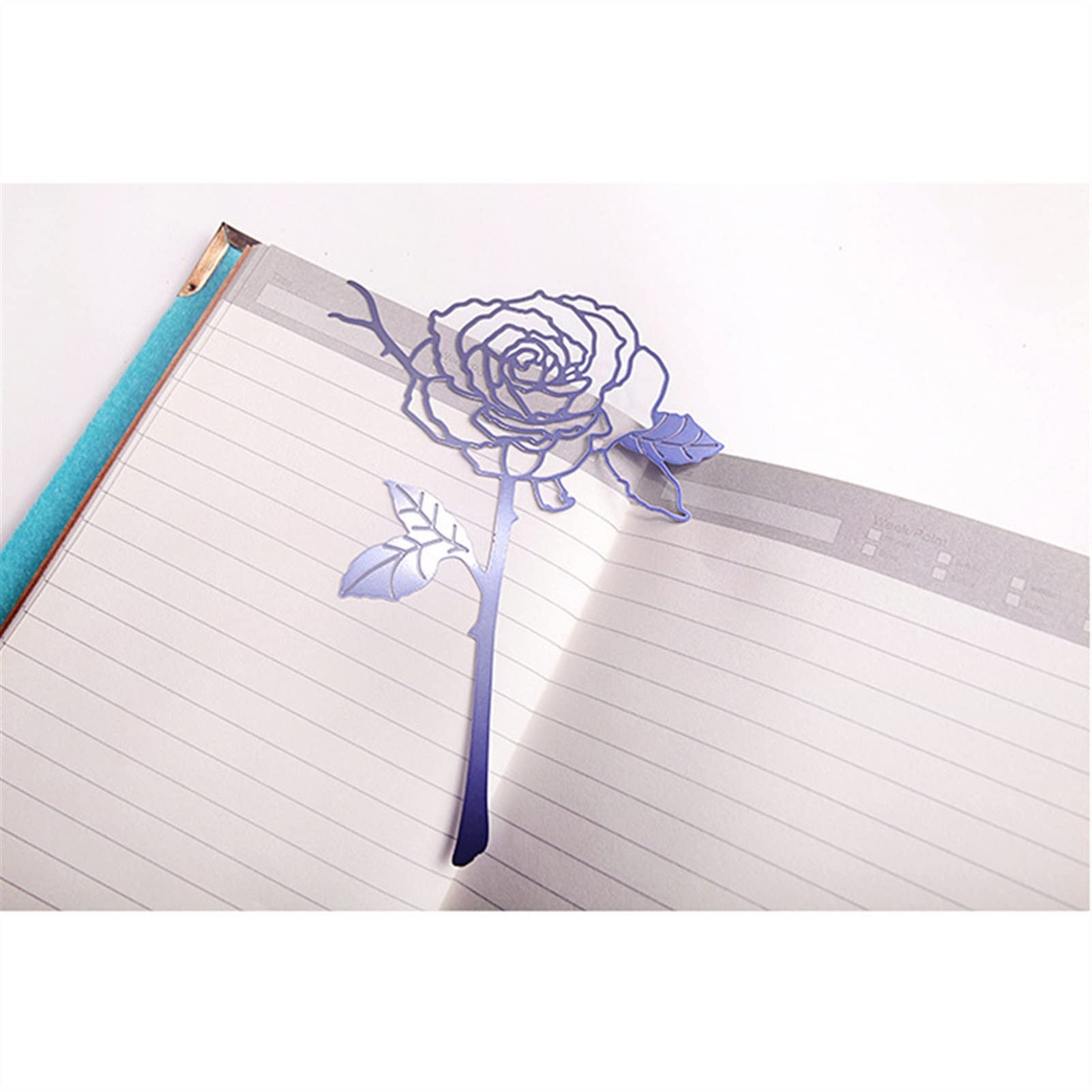 Segnalibri Metallo Rosa Segnalibro Hollow Squisito Segnalibri Segni semplici Elegante Libro Marcatori for amanti del libro, scrittori, lettori, bambini, uomini, donne, adulti segnalibro ( Color : B )