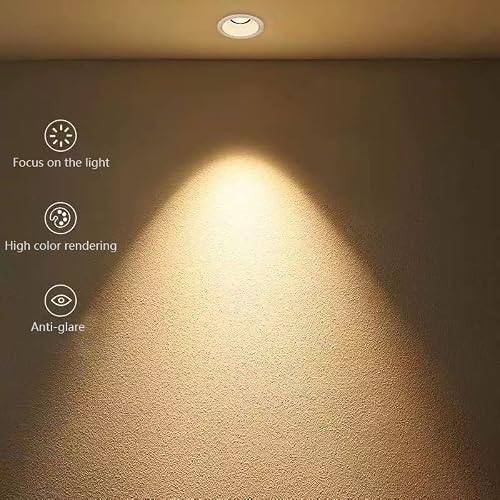 Gohdlamp Gu10 Led Bulbs Dimmable, 5W 50 Watt Equivalent Led Bulb, 2700K Warm White 450 Lumen Gu10 Bulb Standard Base, Led Bulb Replacement For Track Light Bulbs, 38° Beam Pack Of 6 #TOP4