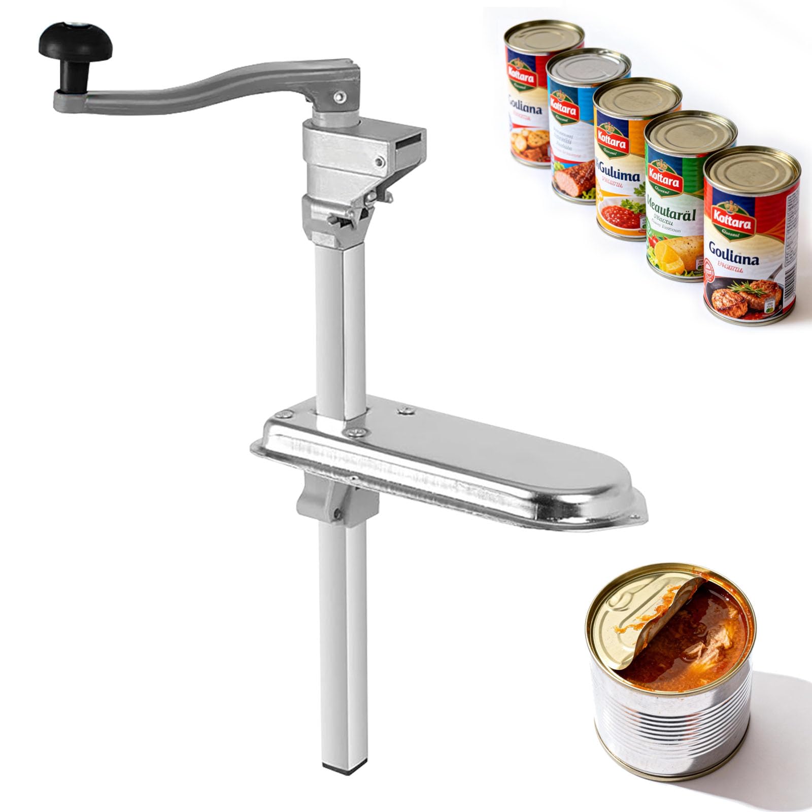 Apriscatole da Tavolo in Lega di Alluminio Professionale per Catering