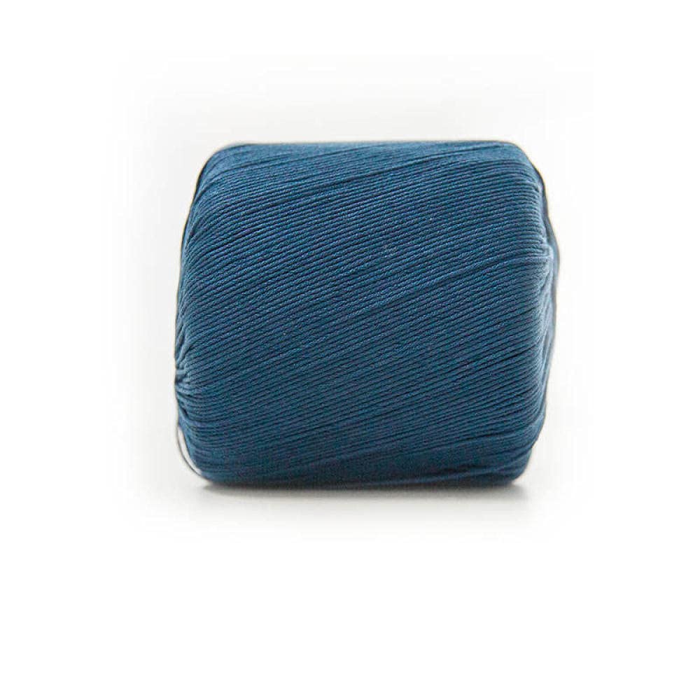 Gomitoli Filo Thread Di Pizzo Perla Fatti A Mano Fai Da Te Maglieria A Maglia A Maglia Mercerizzata Fine Filato Palla All'Uncinetto Maglione A Maglia A Mano Scarpe In Cotone-38 Blu Scuro_10 Pezzi