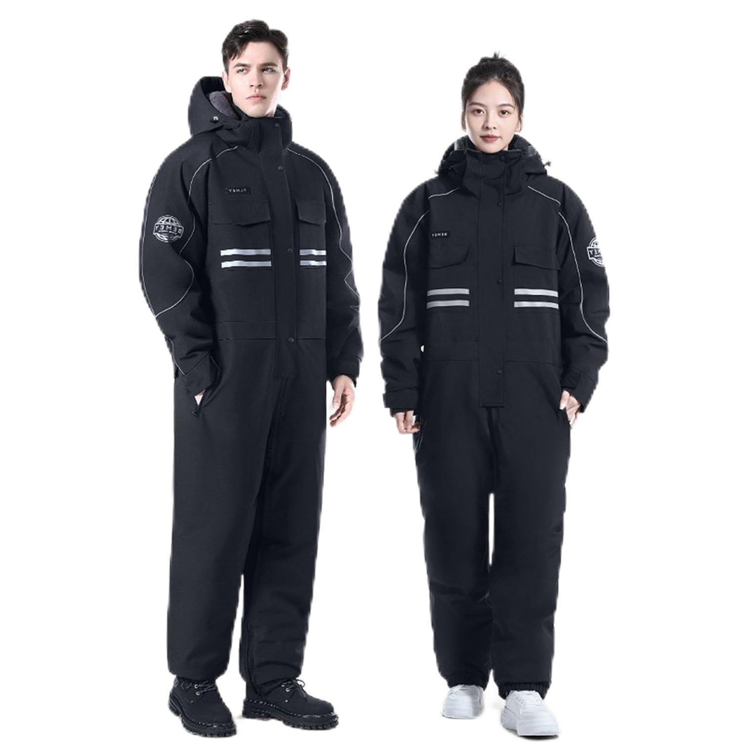 KYOFIS Schneeanzug Isolierter Ski-Jumpsuit, Einteiliger Erwachsenen-Schneeanzug, wasserdicht, winddicht, Schneemobil Kaltwetteranzug für Erwachsene/Herren/Frauen