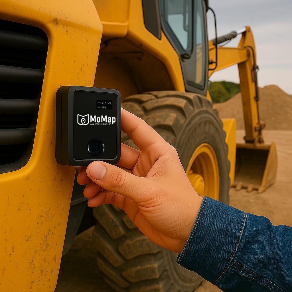 MoMap Box Light – Localizzatore GPS Portatile per Auto e Veicoli | SIM Inclusa con Abbonamento di 1 Anno, App 100% Italiana, Batteria Sostituibile | Facile da Installare (Tracciamento ogni 12 ore)