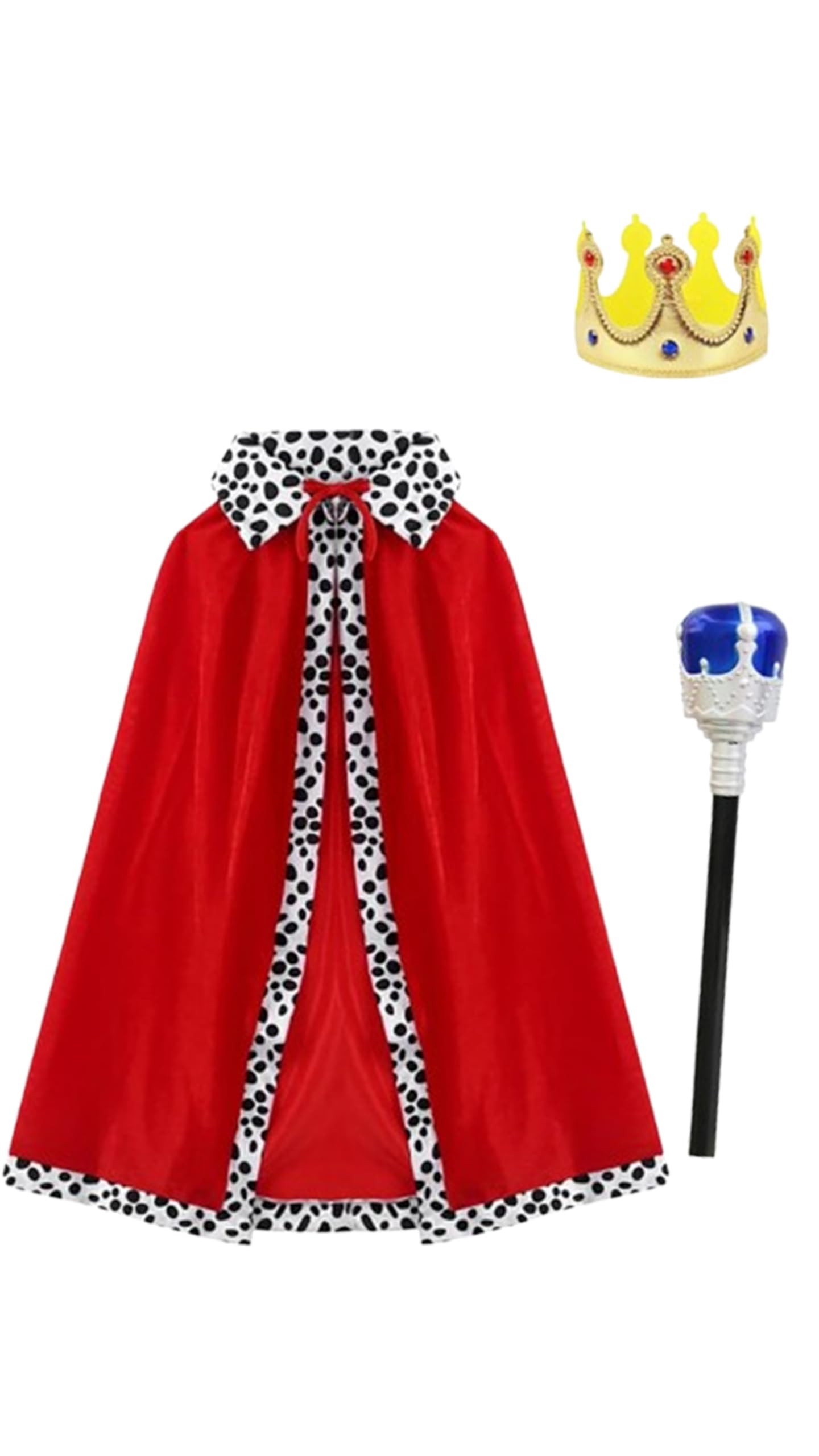 Sponsored Ad – Sweet seven King Prince Costume Set - Halloween Party Cosplay Outfit with Crown Accessory for Role Play Complete, it's the royal attire for your one's imaginative adventures