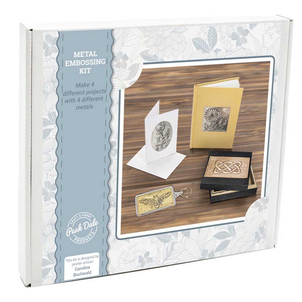 Crafty Capers Metal Embossing Craft Kit | 4 Projects | Complete Kit
