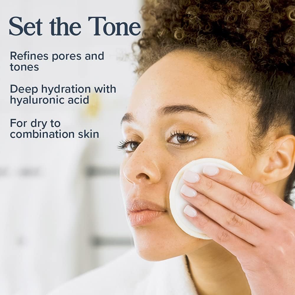 Heritage Store Rosewater Facial Toner w/Hyaluronic Acid | Tones, Refines Pores, Smooths Skin | Alcohol Free, Vegan (8oz) : Beauty & Personal Care