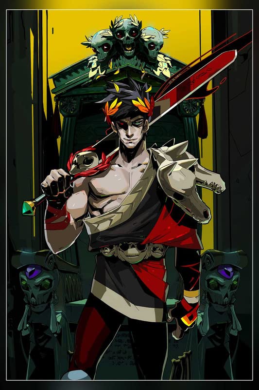 POSTERNEST Hades Game Video Game Art Video Games Digital Art Artwork Poster Matte Finish Paper Print Unframed 12 x18 Inch (Multicolor) - L072