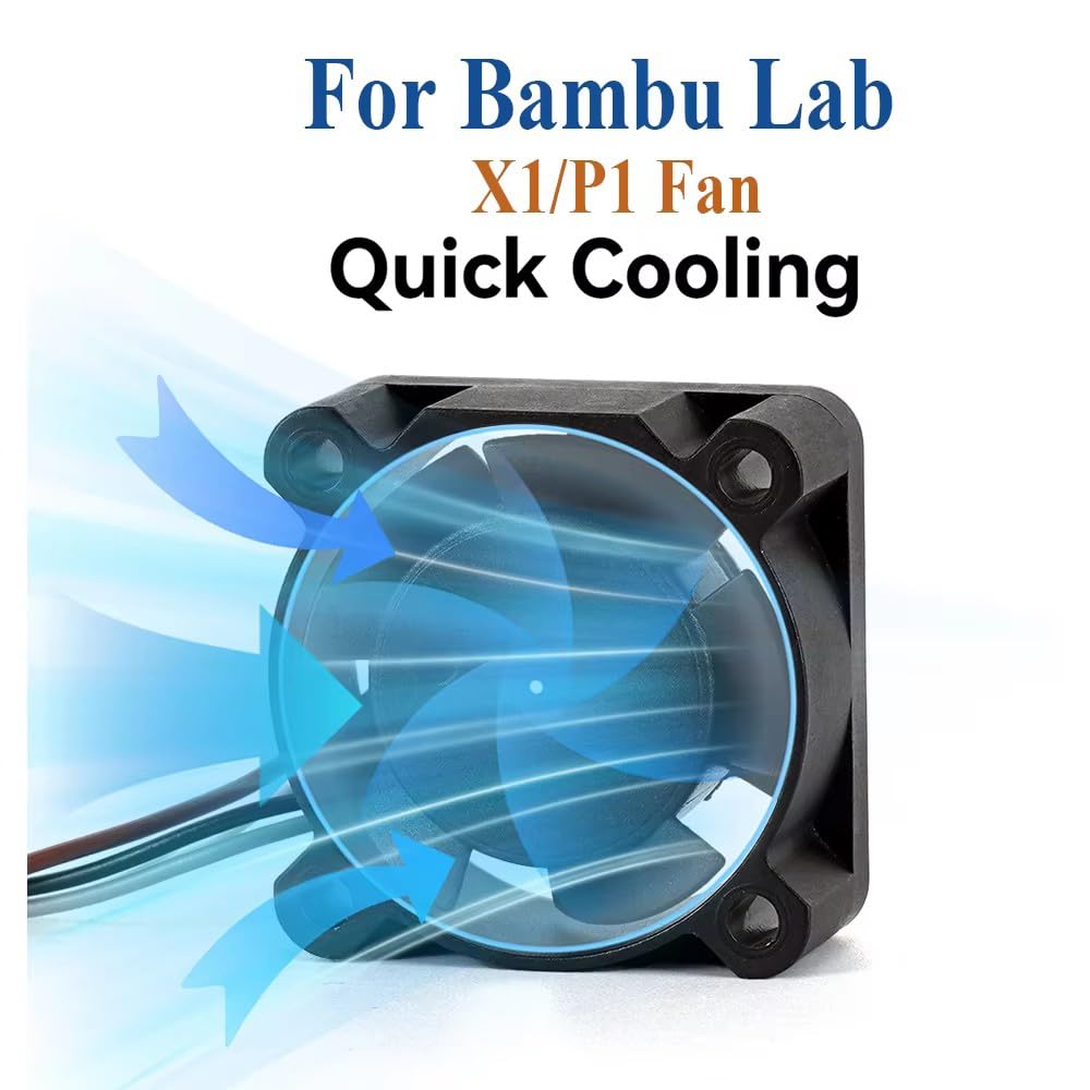 Ventola di raffreddamento 2510 5V per Hotend Bambu Lab X1/P1