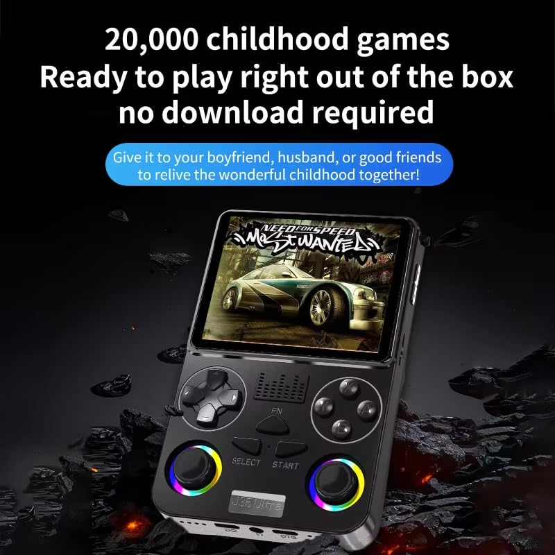 J36 Ultra Game Console displaying a game