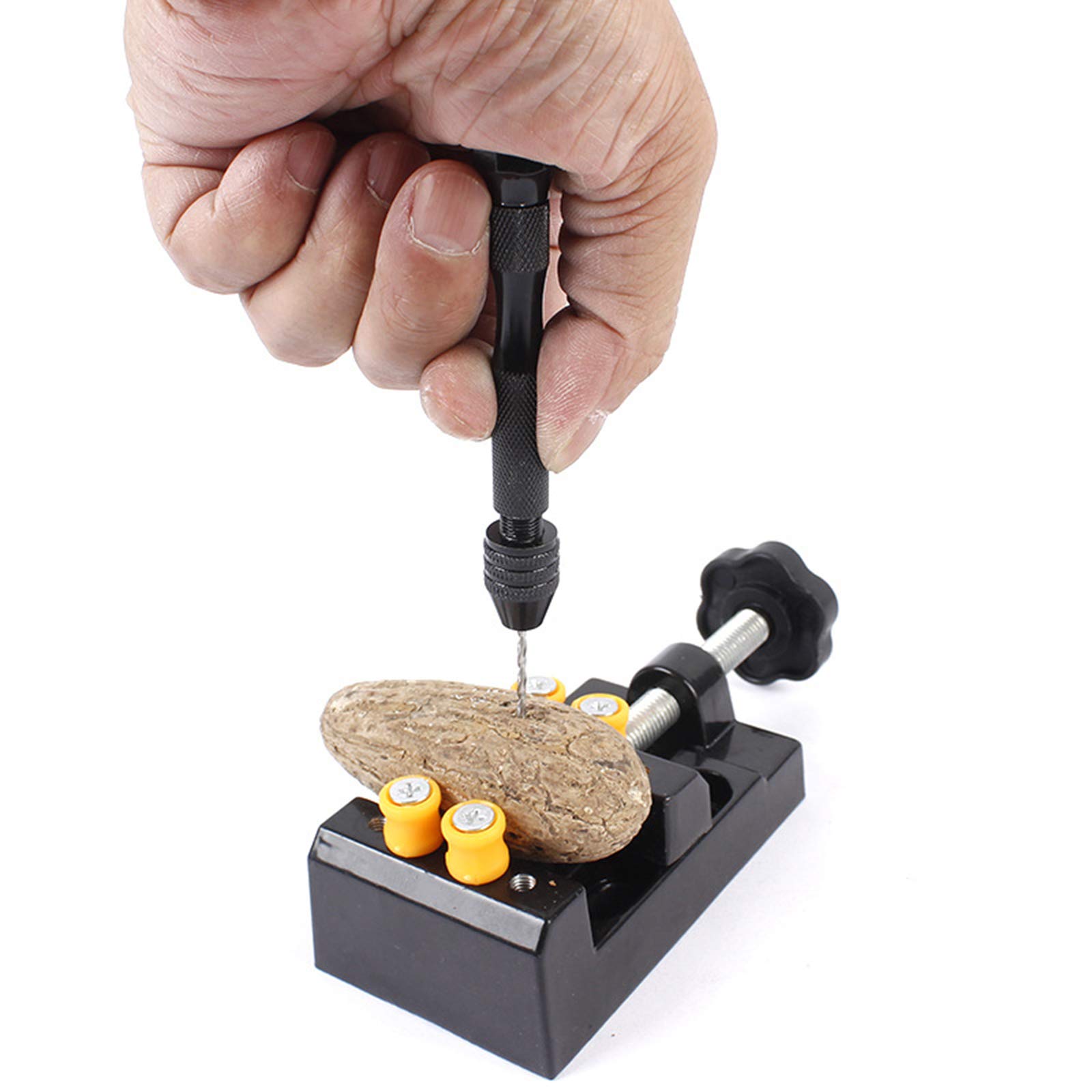 Trapano A Mano Modellismo Con 30 Punte Elicoidali - Set Precisione Per Legno, Plastica, Modelli Fai Da Te