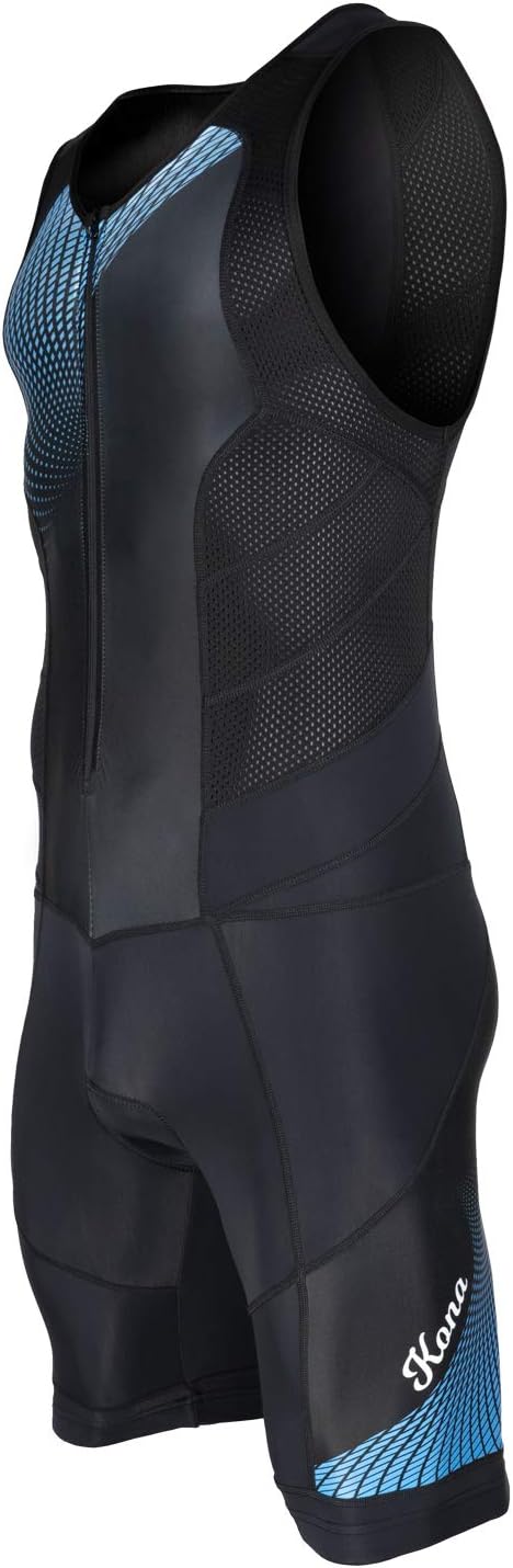 Men's KONA Triathlon Race Suit - Speedsuit Skinsuit Trisuit Sleeveless