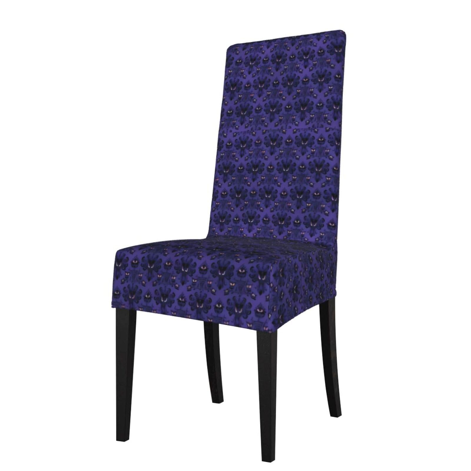 YYHWHJDE Ghost swarm Prints Protection Cover for Dining Chair – Stretchable Slipcovers for a Refreshing Dining Room Makeover