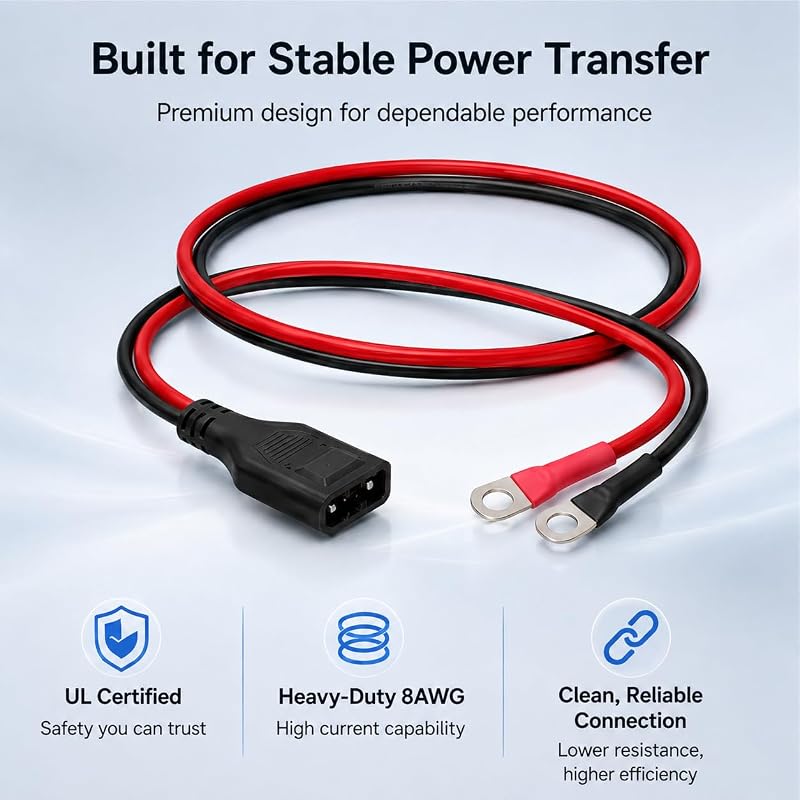 Slozsa Extra Battery Cable – UL certified for safer power transfer