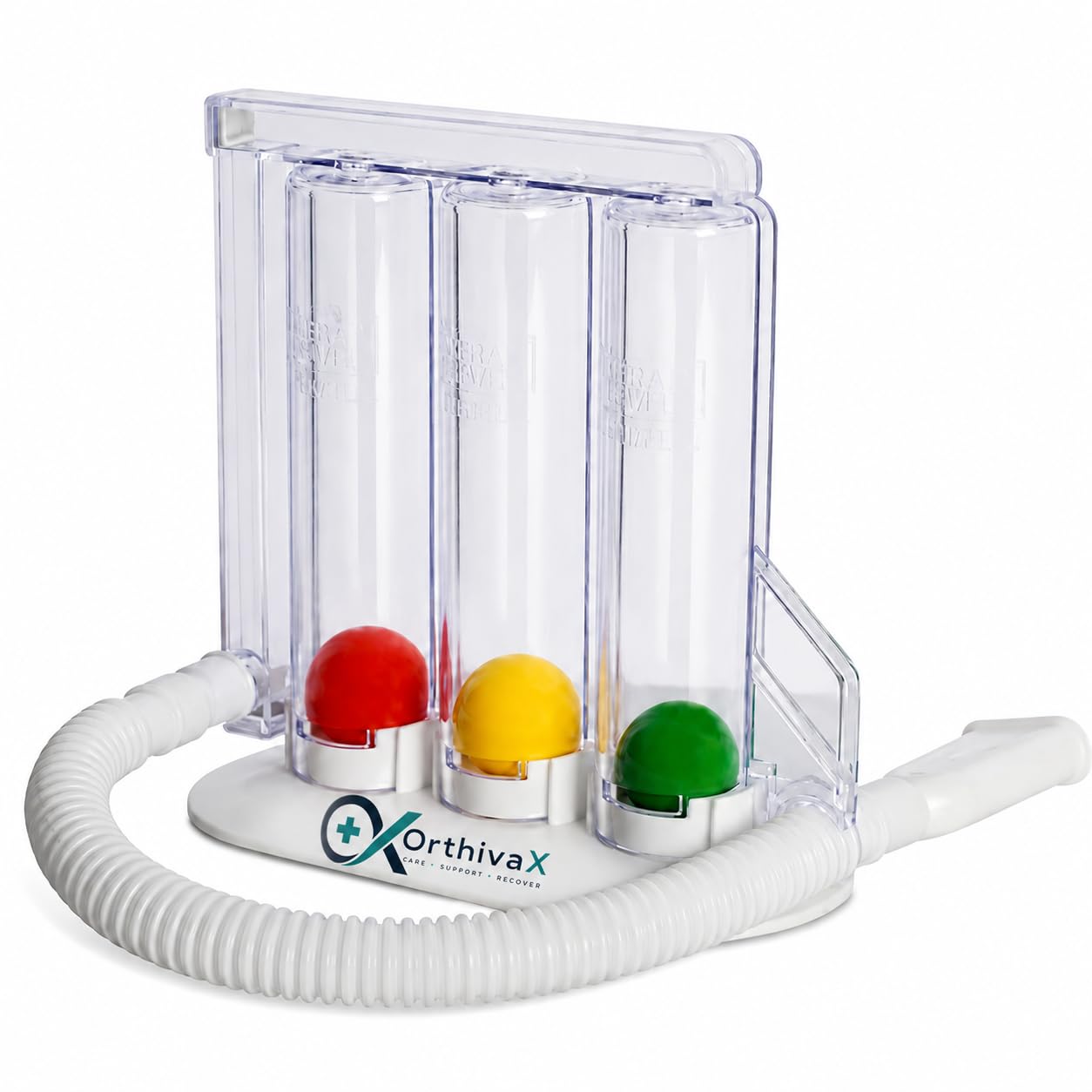 Spirometer 3 Ball Lung Exerciser, Hygenic, Washable Respiratory Exerciser Respirometer,Pack of 1,Multicolor-picture-10