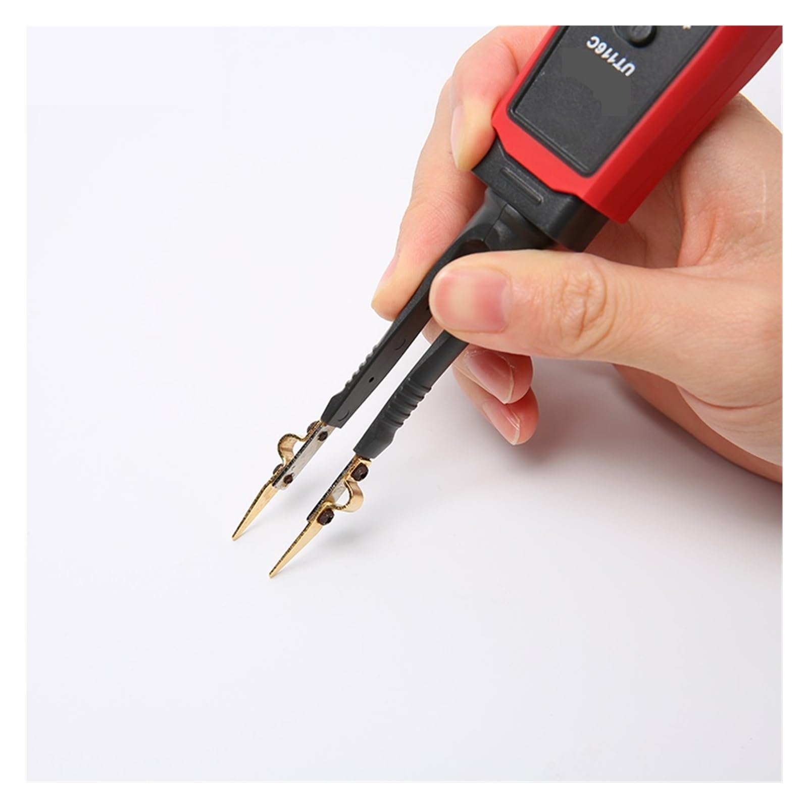 UT116C SMD Tester 36V Napięcie Pomiar Baterii Obrotowa Pęseta Dioda LED Rezystor Kondensator Tester