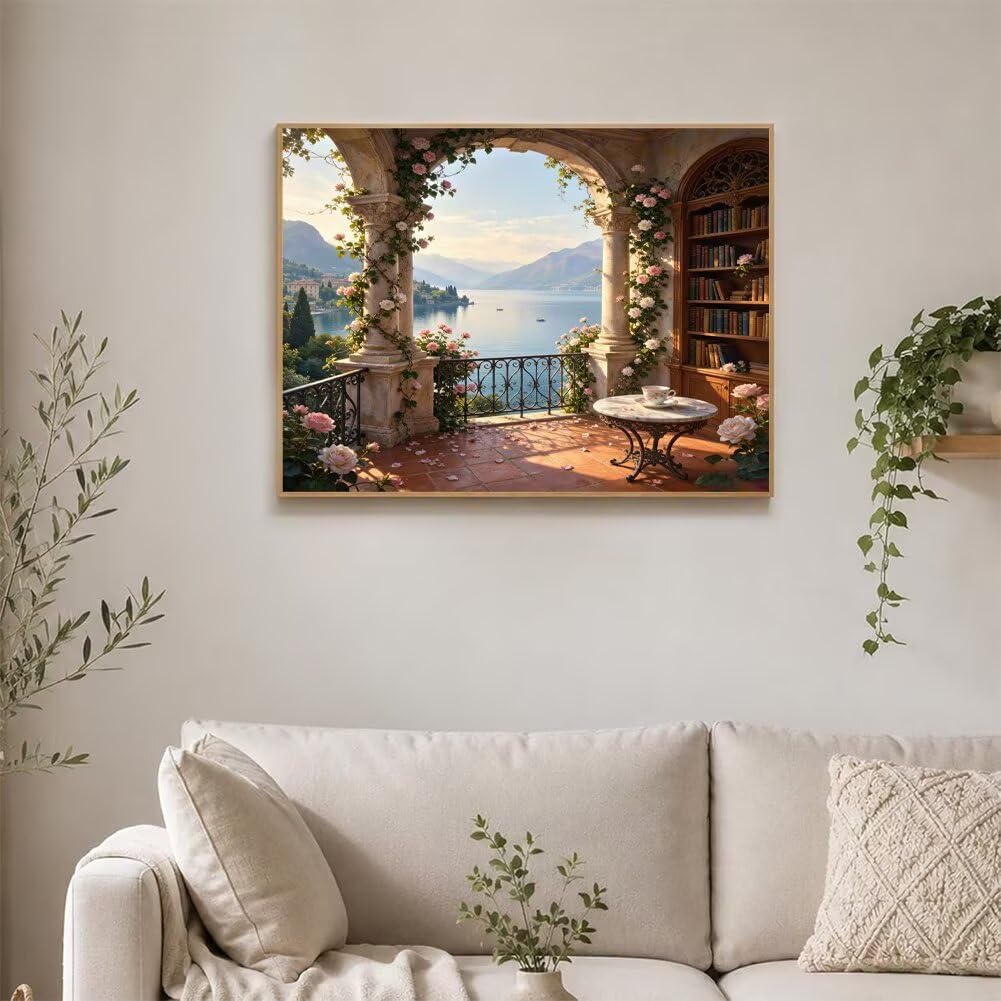 Diamond Painting Adulti Terrazza Diamond Painting Kit 135x100cm 9-Q8846