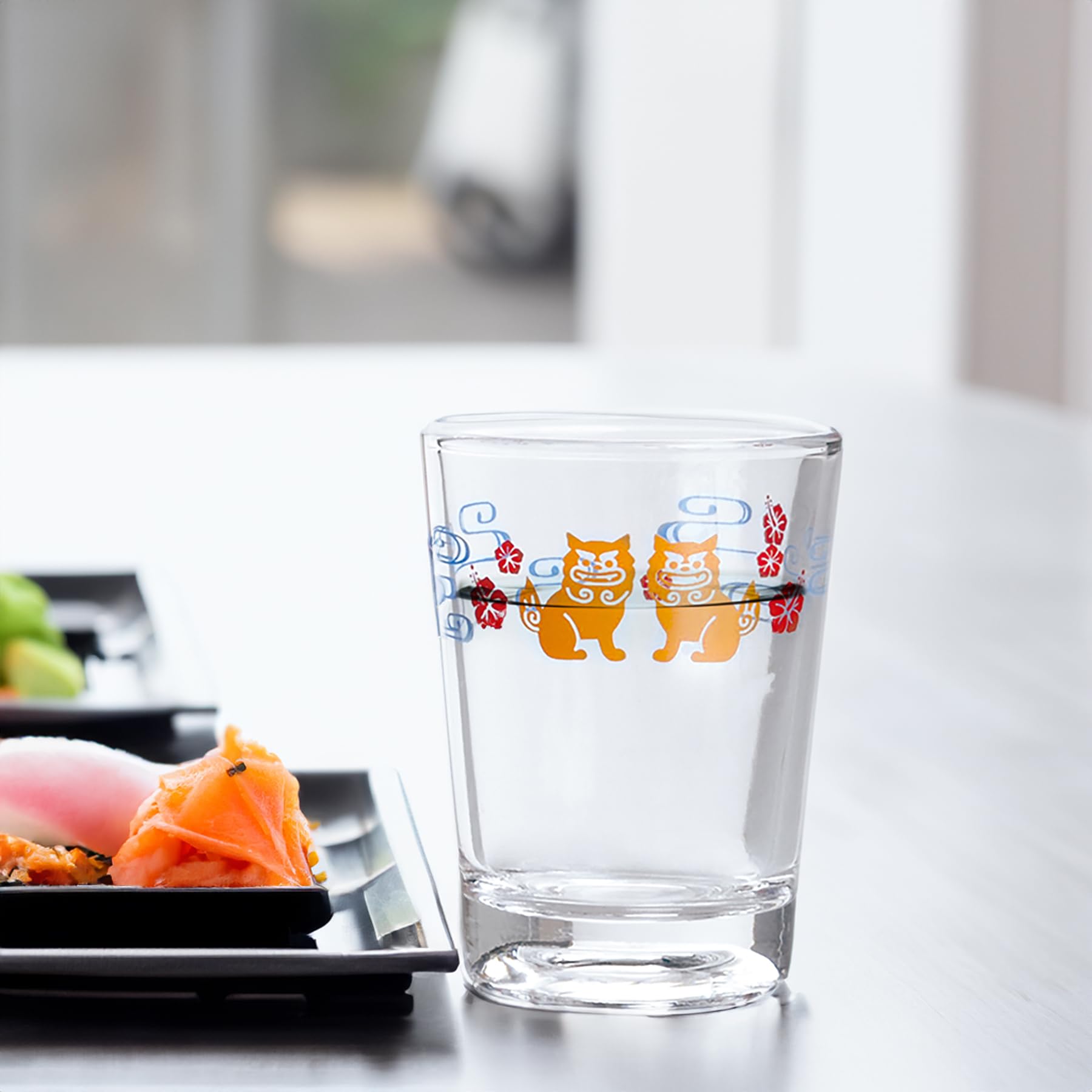 シーサーぐい呑み 4つセット も光 シーサーぐい呑み 4つセット