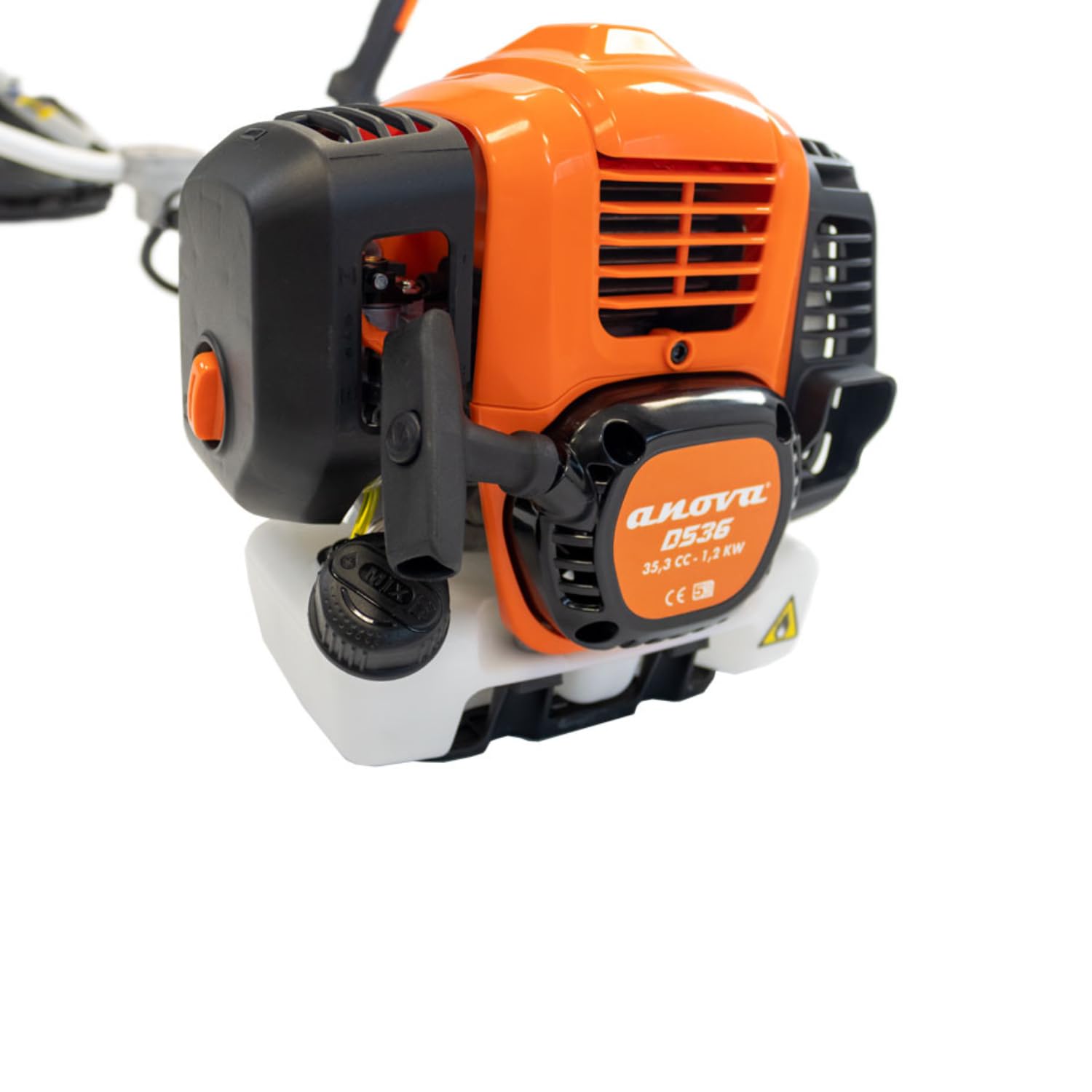 ANOVA - Desbrozadora Gasolina | 1,2 KW | 0,75 L | 35,3 CC | Arranque Manual | Ø Barra 26 MM | para Limpieza de Maleza, Hierba Alta y Mantenimiento de Terrenos | Diseño Robusto