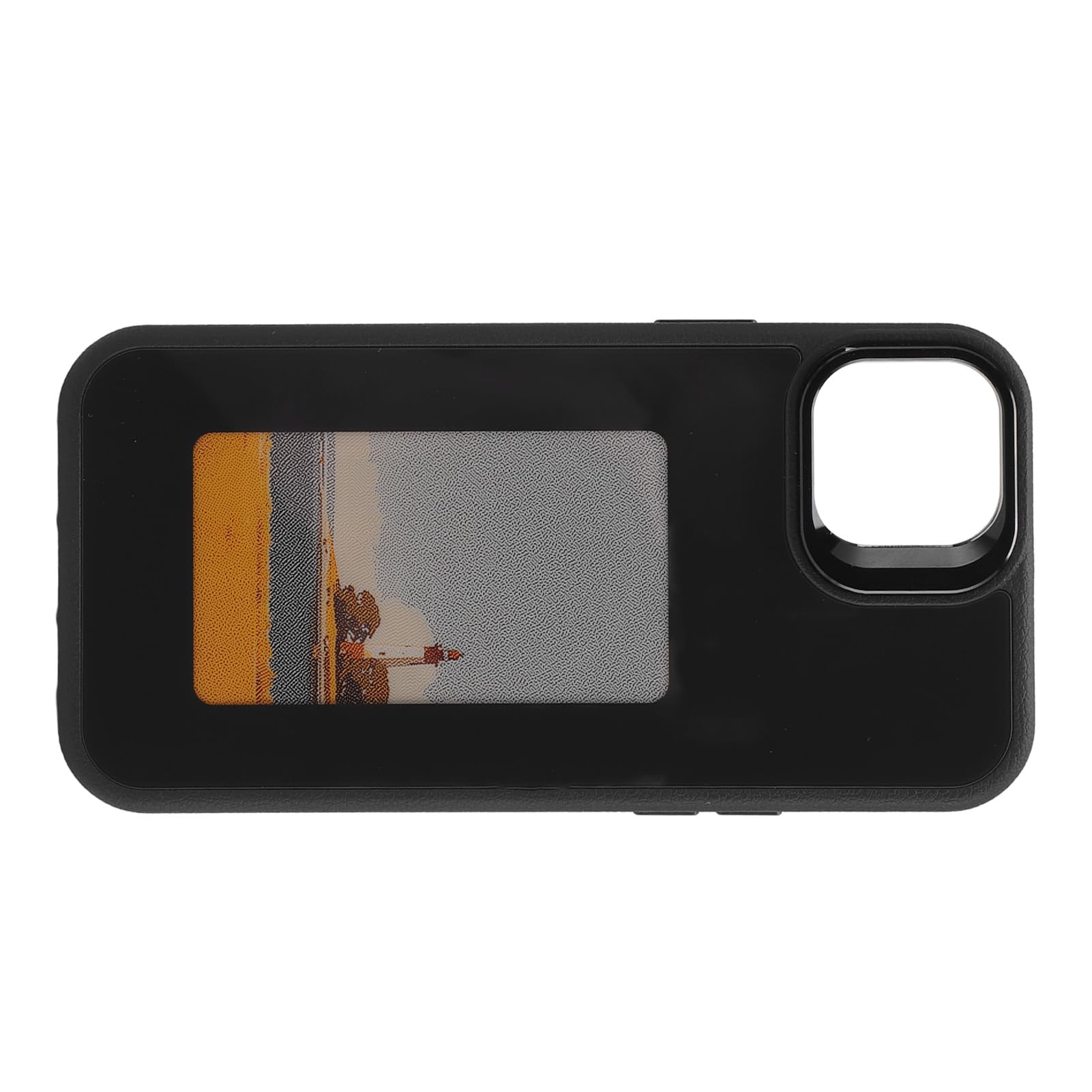 Jiawu Custodia per Telefono con Schermo Smart Ink con Funzione di Aggiornamento NFC, Profilo Sottile per Utenti 14Plus (BLACK)